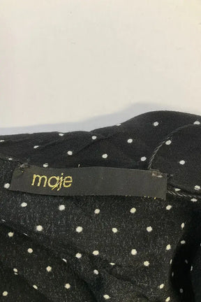 Robe Maje Noir en Synthétique
