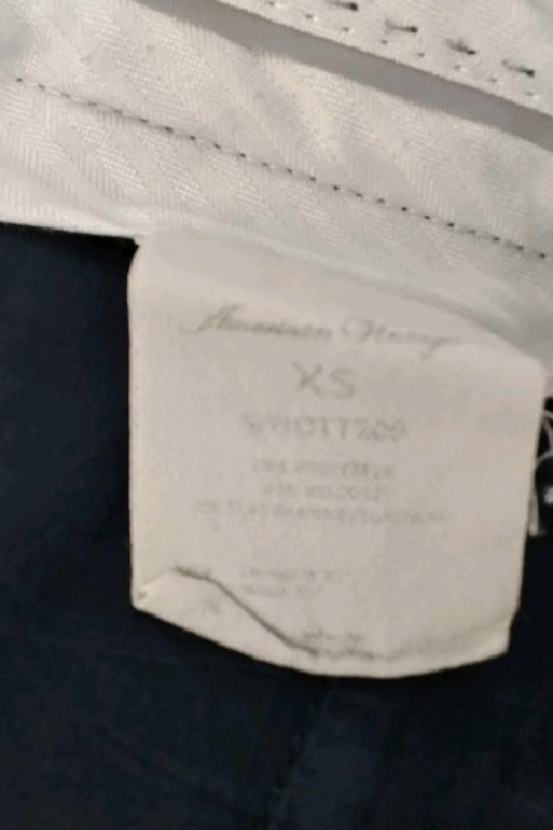 Pantalon slim American Vintage  Marine