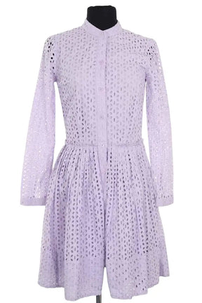 Robe Michael Kors Violet en Coton, taille XS - Seconde Main