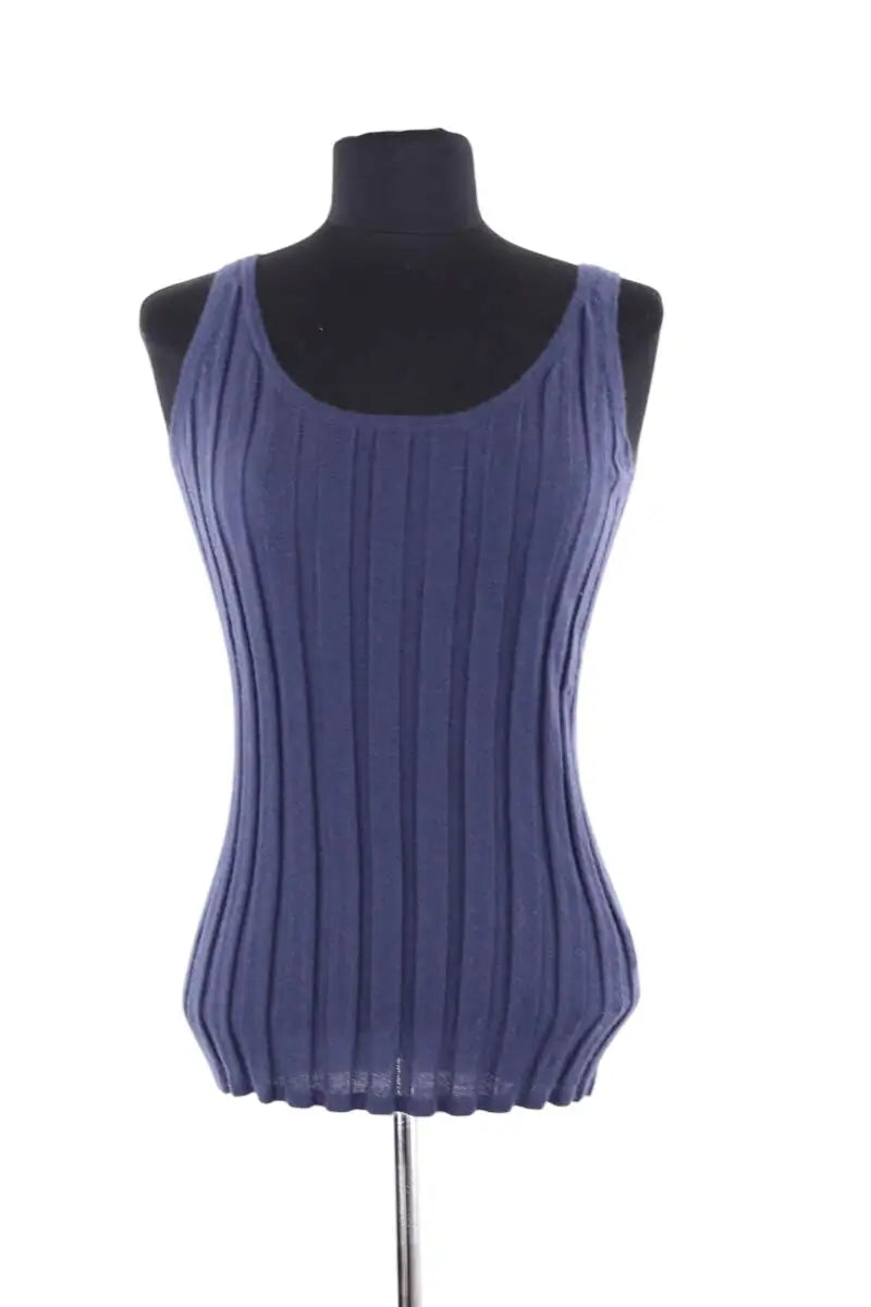 Top Eric Bompard Bleu en Cachemire, taille L - Seconde Main