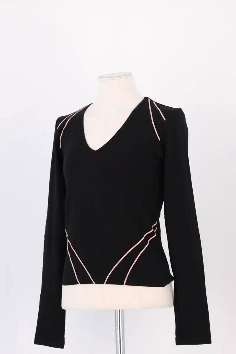 T-shirt Barbara Bui Noir en Coton