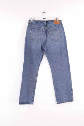 Jean droit Levi's Bleu en Coton