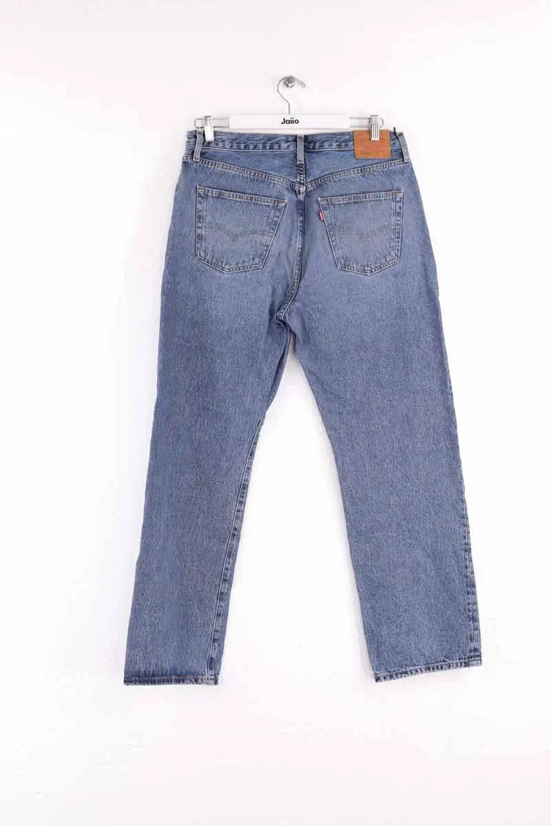 Jean droit Levi's Bleu en Coton