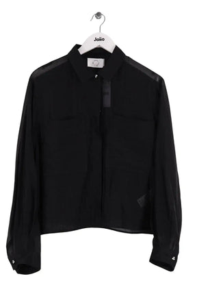 Chemise Des Petits Hauts Noir en Viscose, taille S - Seconde Main