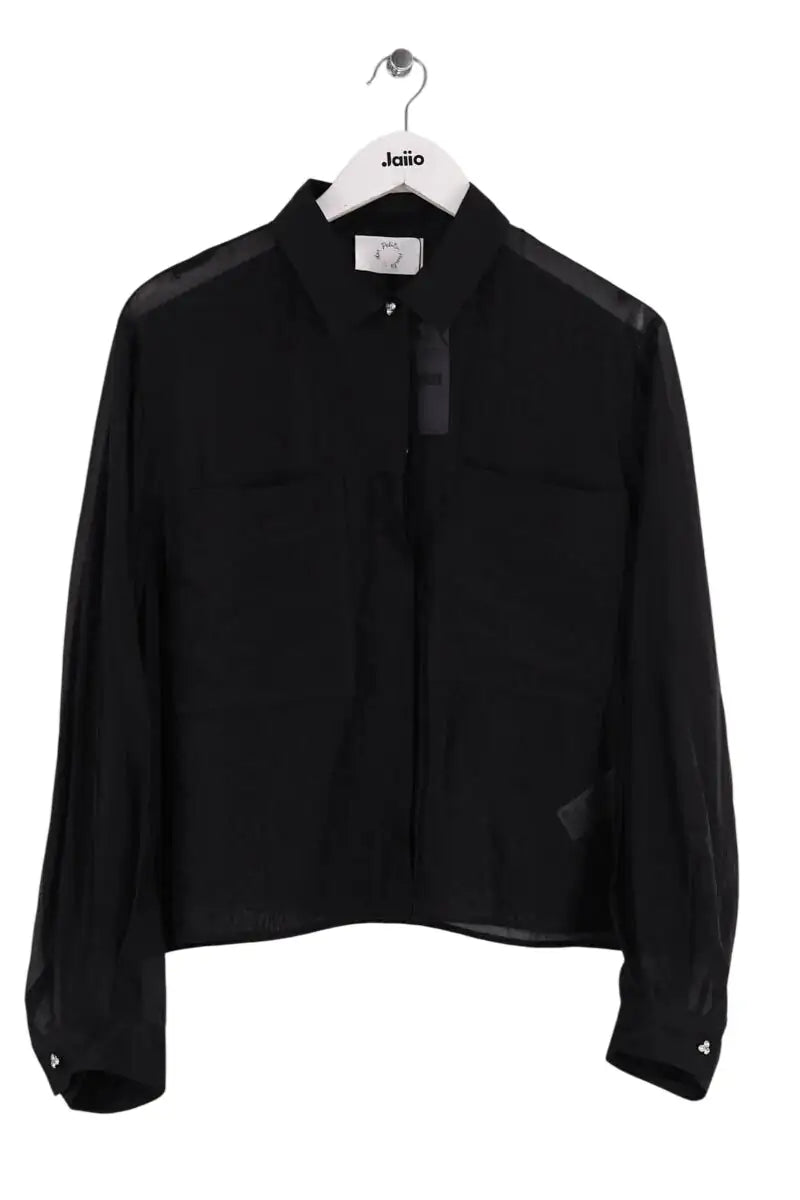 Chemise Des Petits Hauts Noir en Viscose, taille S - Seconde Main