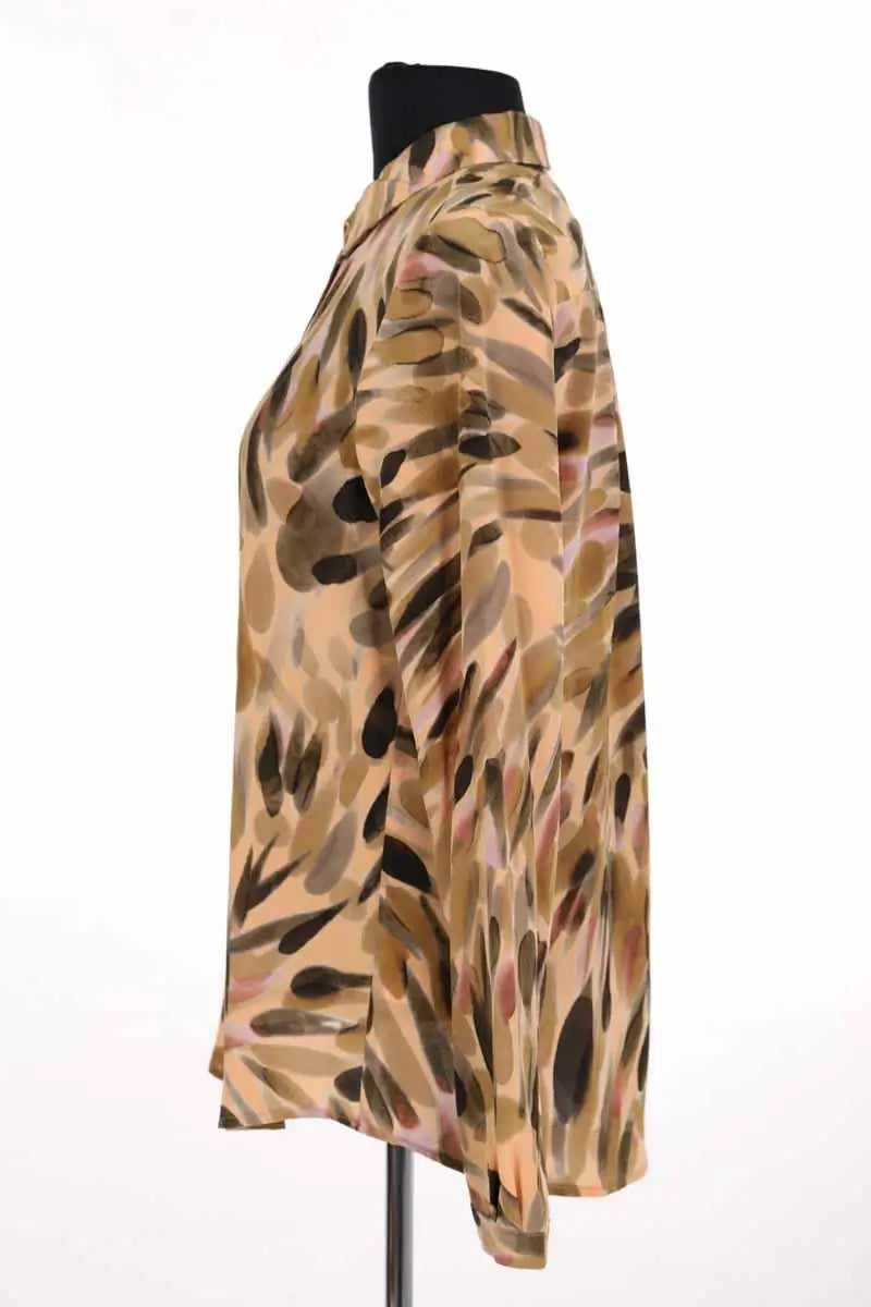 Chemise Momoni Beige en Soie