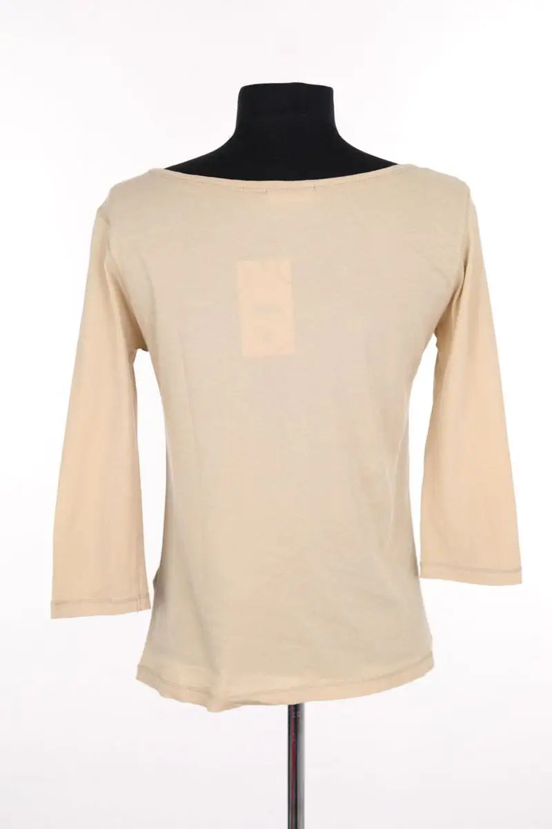 Top American Vintage Beige en Coton
