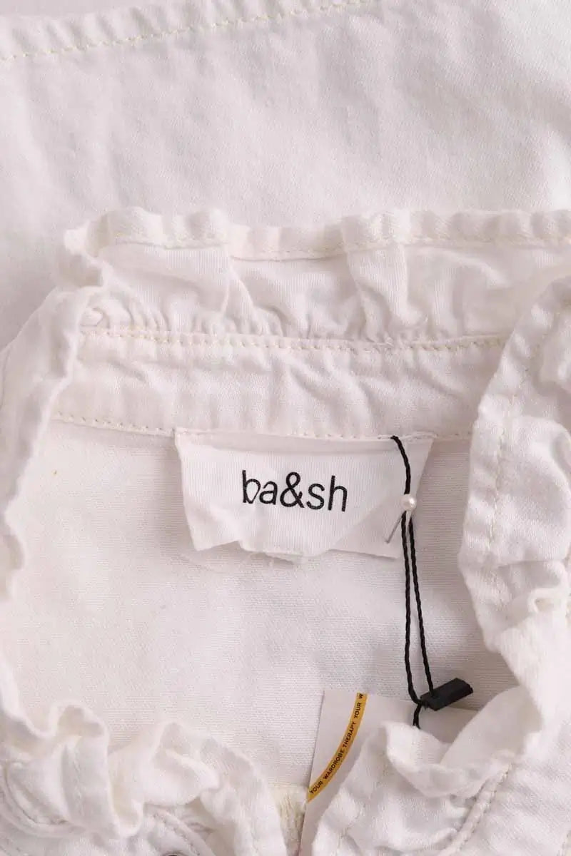 Blouse Ba&Sh Blanc en Coton