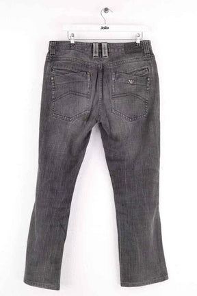 Jean droit Armani Jeans Gris en Coton