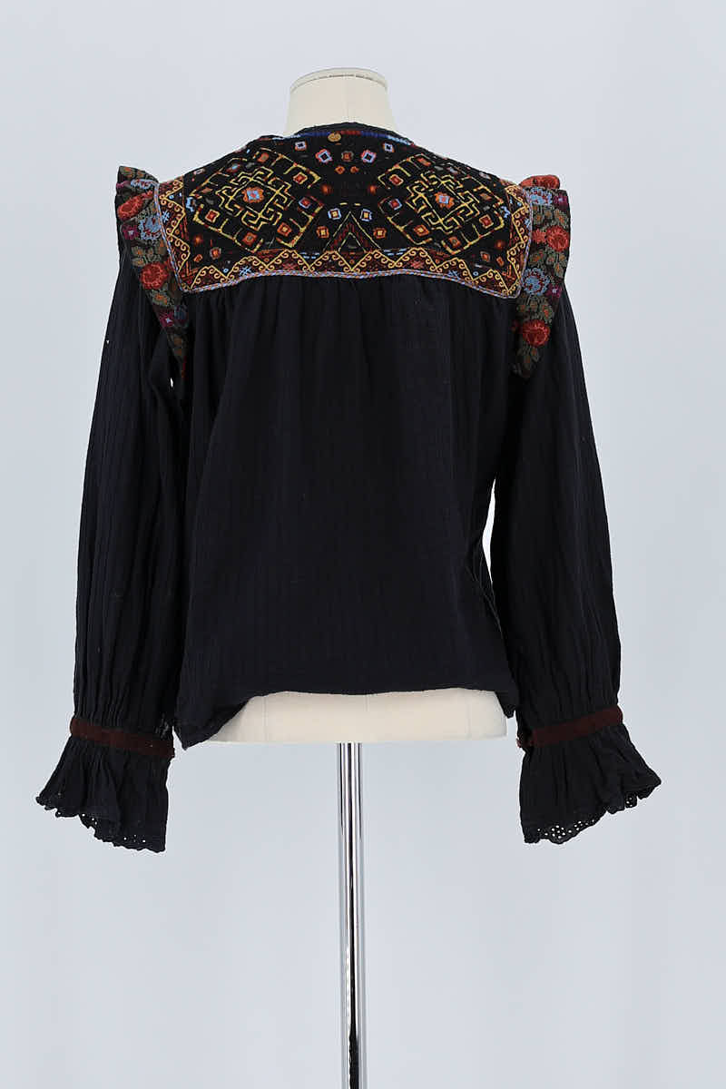 Blouse Antik Batik  Noir
