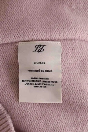 Pull Laurence Bras Rose en Laine