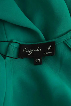 Robe Agnès B. Vert en Synthétique