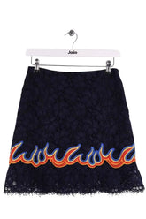 Mini jupe Sandro Bleu en Synthétique, taille M - Seconde Main