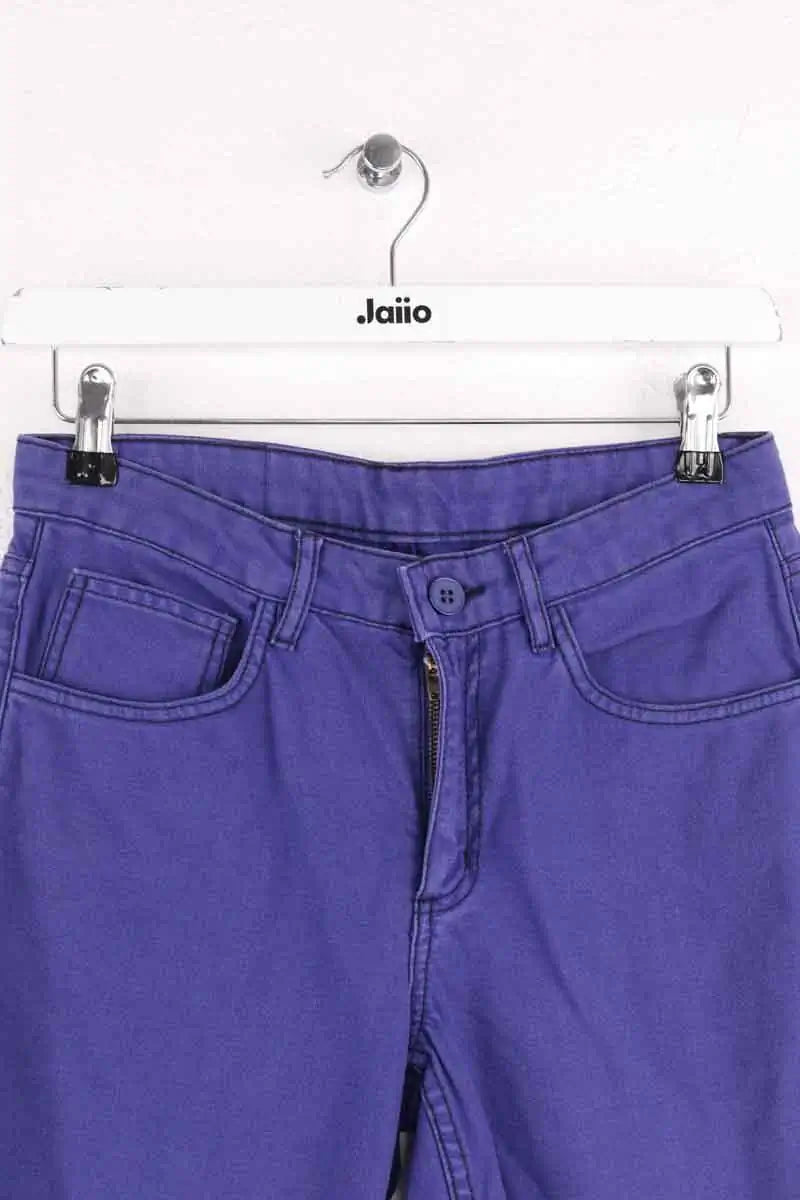 Jean droit American Vintage Violet en Coton