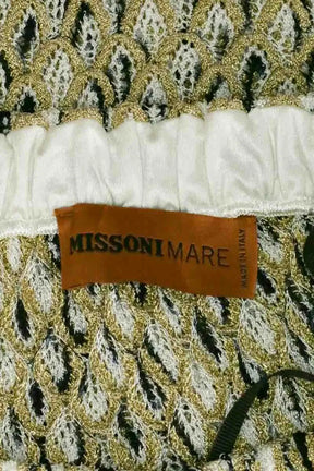 Jupe Missoni Doré en Viscose