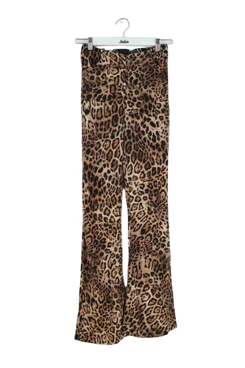 Pantalon droit Pinko Marron en Viscose, taille XXS - Seconde Main