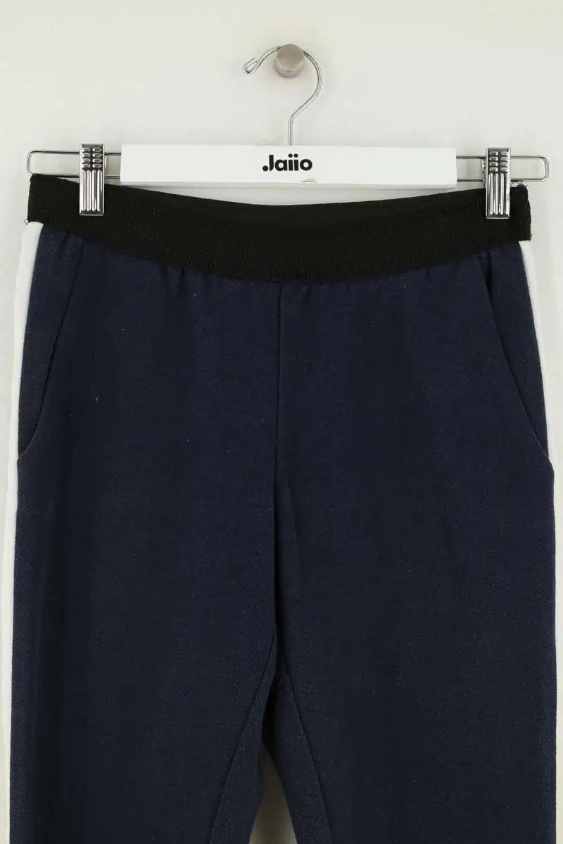 Pantalon slim Maje Bleu en Synthétique
