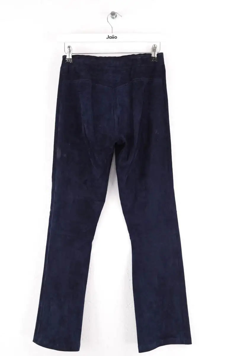 Pantalon droit Stouls Marine en Daim
