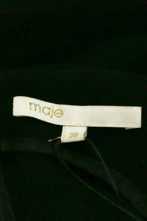 Robe Maje Noir en Synthétique