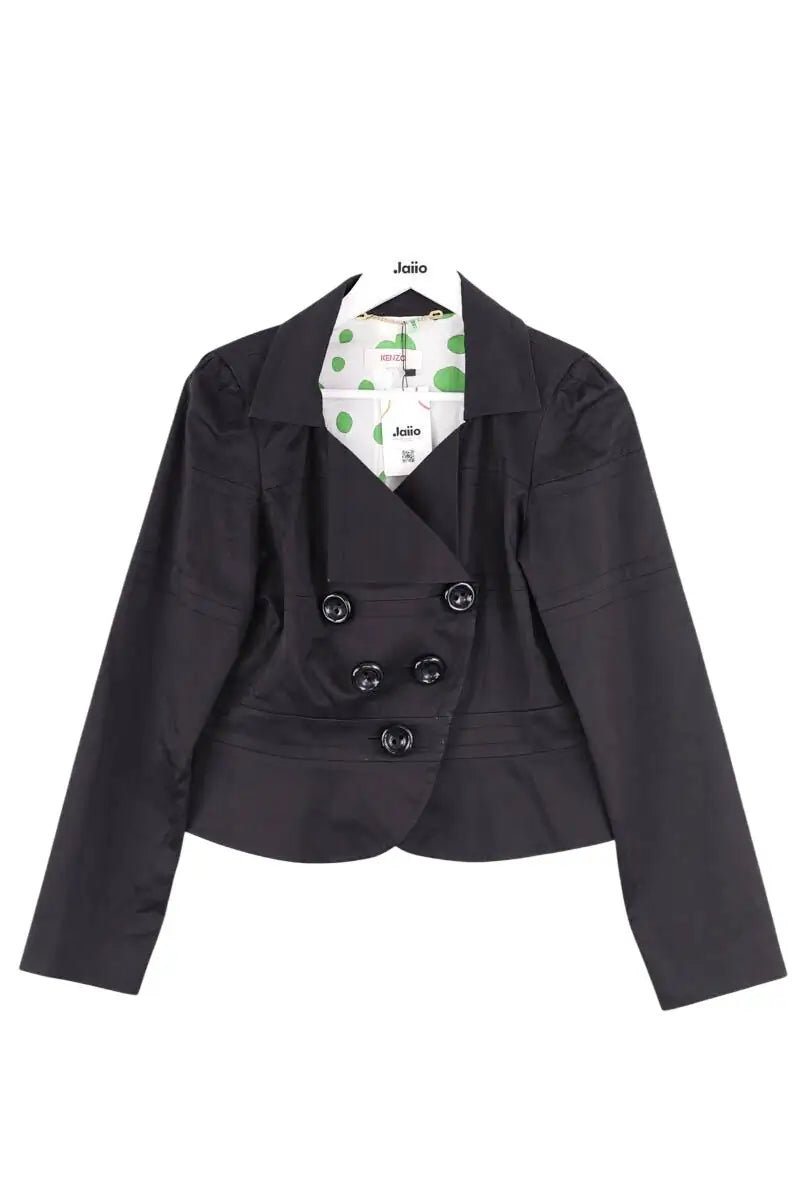 Blazer Kenzo Noir en Coton, taille XL - Seconde Main