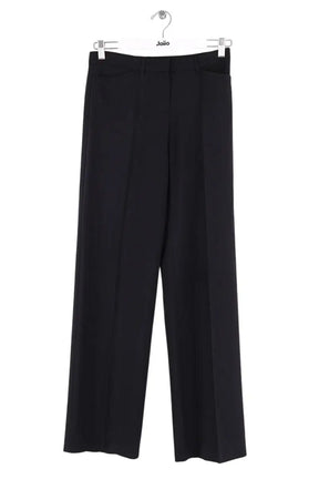 Pantalon droit Emporio Armani Noir en Laine, taille M - Seconde Main