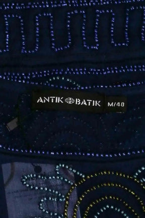 Blouse Antik Batik Bleu en Synthétique