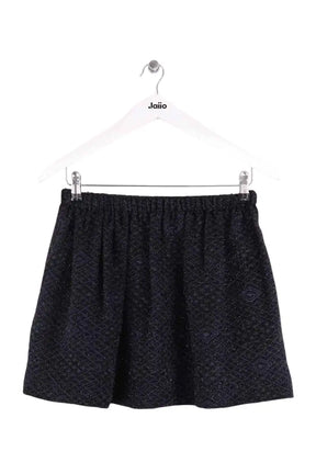 Mini jupe Maje Marine en Synthétique, taille XXS - Seconde Main