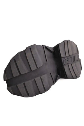 Chaussures à lacets PHILEO Noir en Cuir