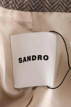 Blazer Sandro Marron en Laine