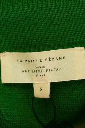 Cardigan Sézane Vert en Laine