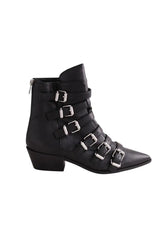 Boots à boucles Zadig & Voltaire Noir en Cuir, taille 36 - Seconde Main