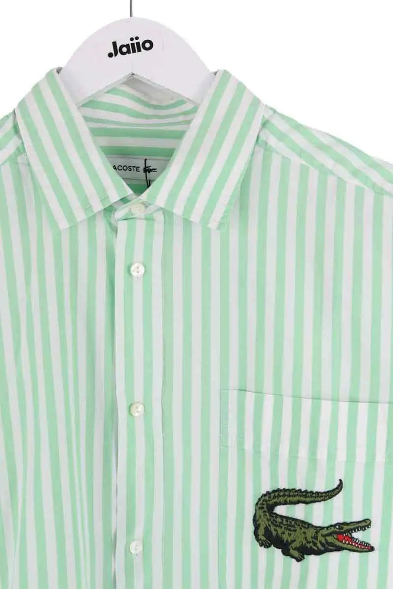 Chemise Lacoste Vert en Coton