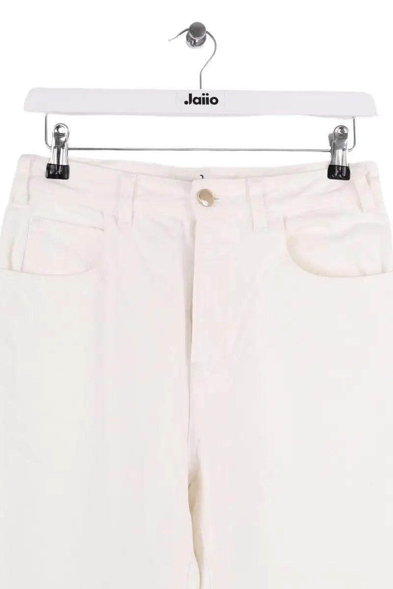 Jean droit Chloé Beige en Coton