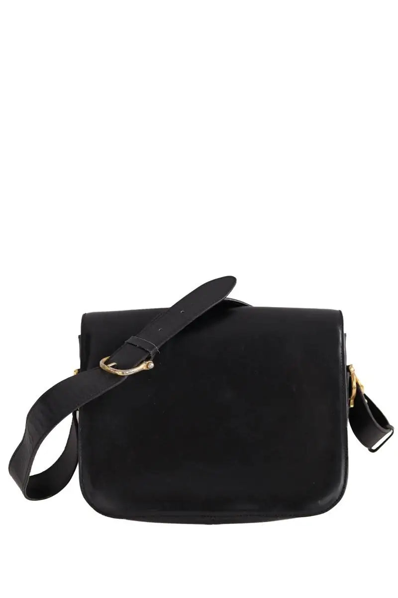 Sac à bandoulière Celine Triomphe Vintage Noir en Cuir
