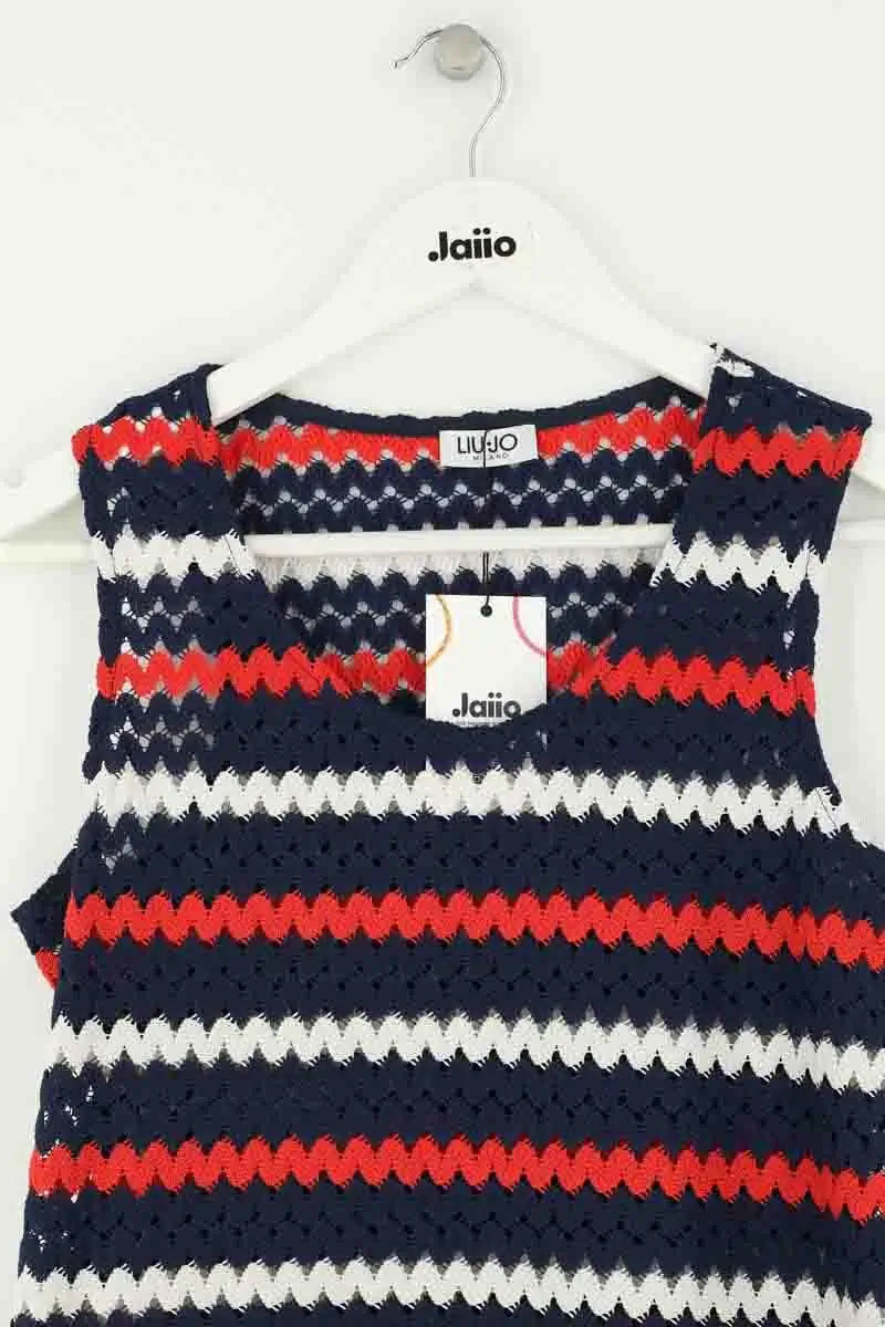 Top sans manche Liu Jo Bleu en Coton