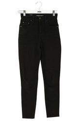 Jean slim Levi's 721 Noir en Coton - élasthanne, taille XS - Seconde Main