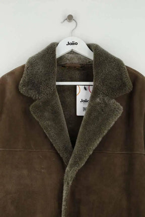 Manteau Loro Piana Marron en Daim