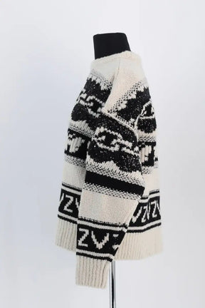 Pull Zadig & Voltaire Ecru en Cachemire