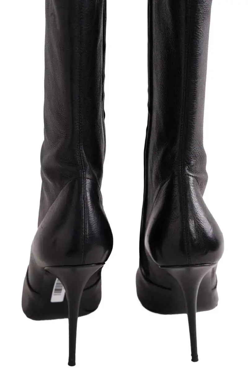Bottes Saint Laurent Noir en Cuir