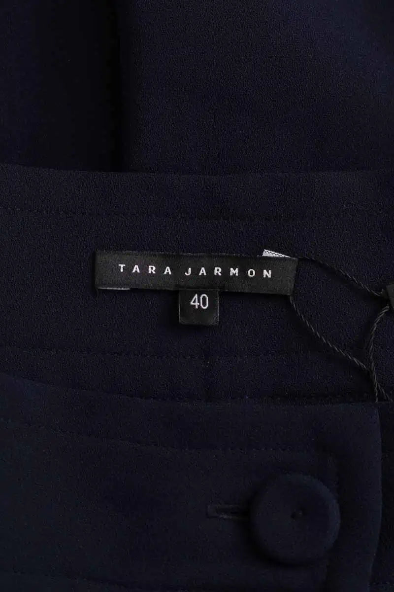 Jupe Tara Jarmon Marine en Synthétique