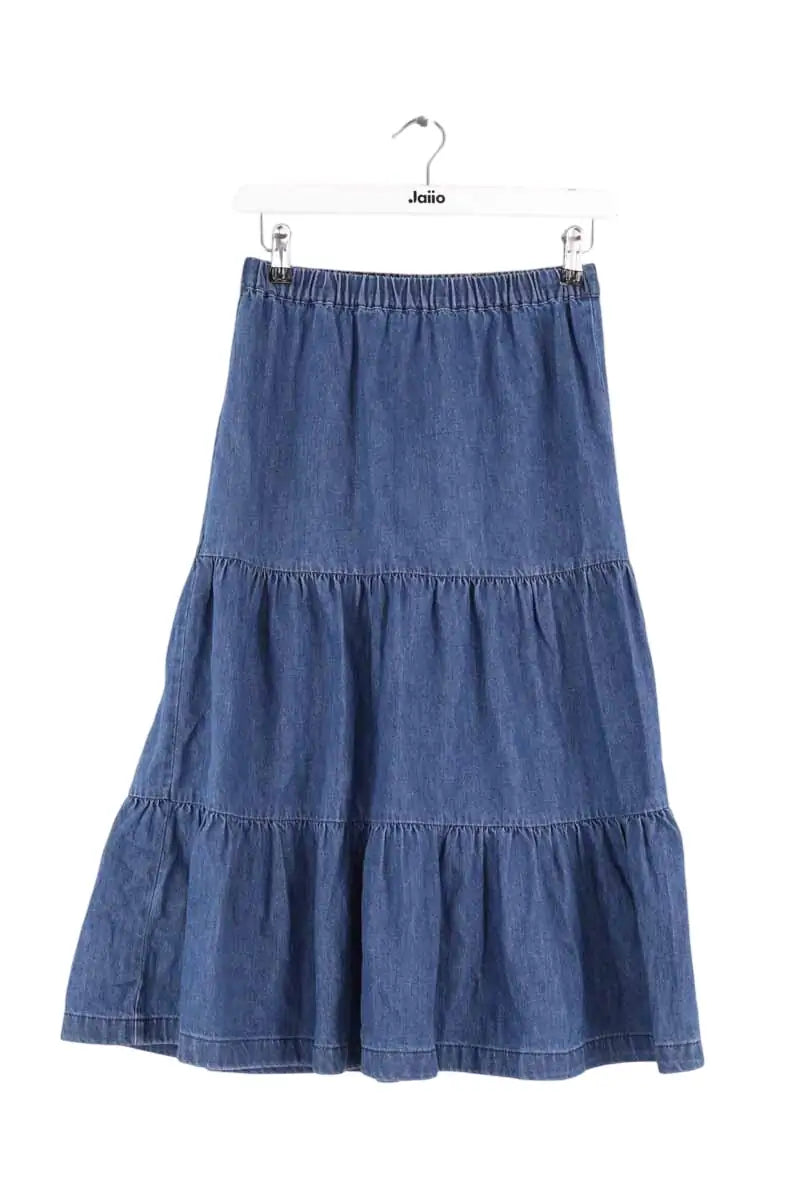 Jupe Bonton Celine Bleu en Coton, taille XS - Seconde Main