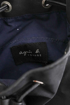 Sac à bandoulière Agnès B. Noir en Synthétique