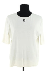 T-shirt Gerard Darel Ecru en Coton, taille XL - Seconde Main