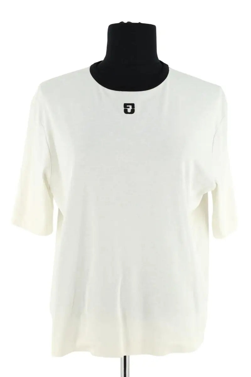T-shirt Gerard Darel Ecru en Coton, taille XL - Seconde Main