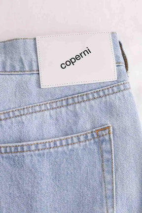 Mini jupe Coperni Bleu en Coton