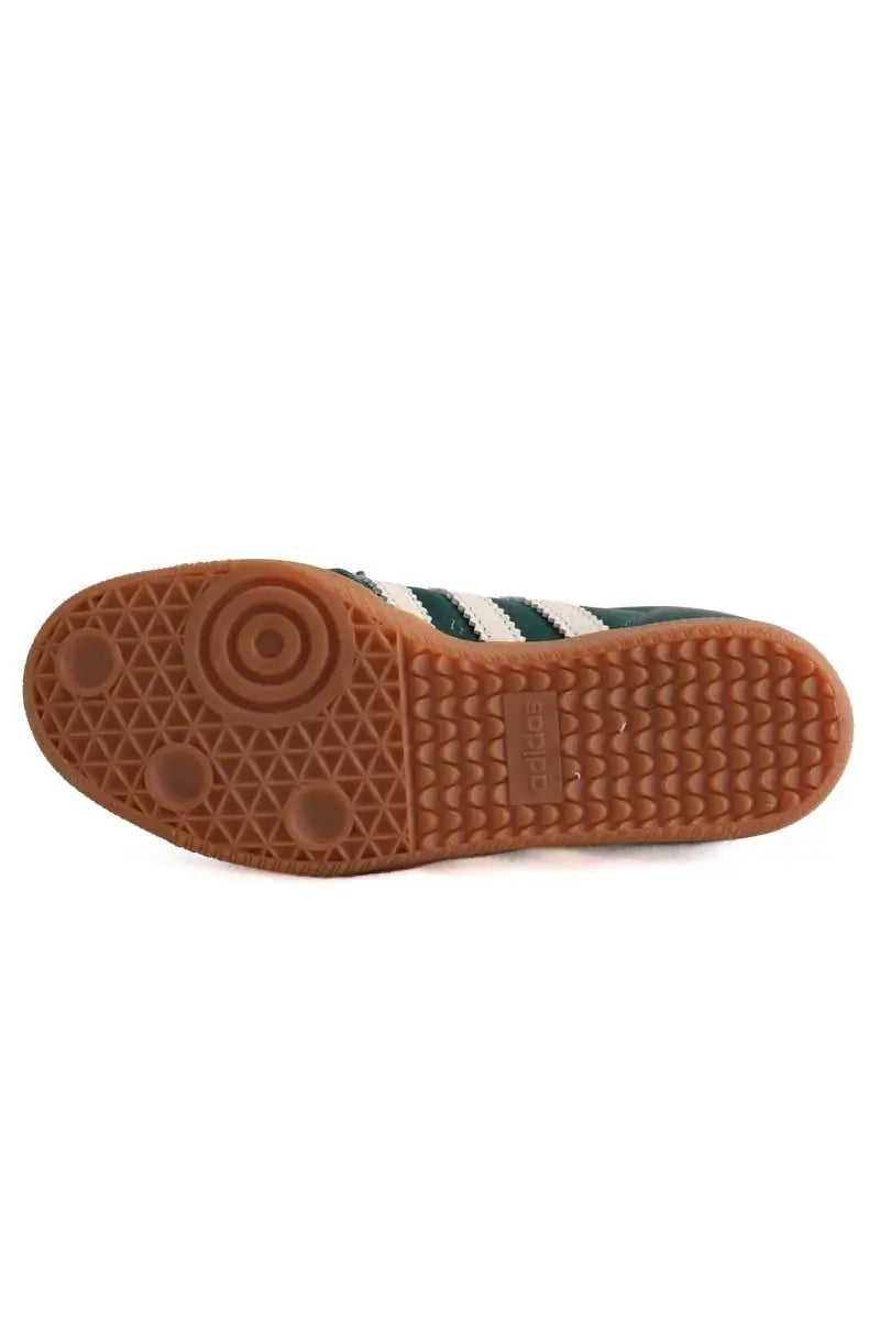 Baskets Adidas Samba Vert en Cuir