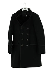 Manteau Burberry Noir en Laine, taille XL - Seconde Main