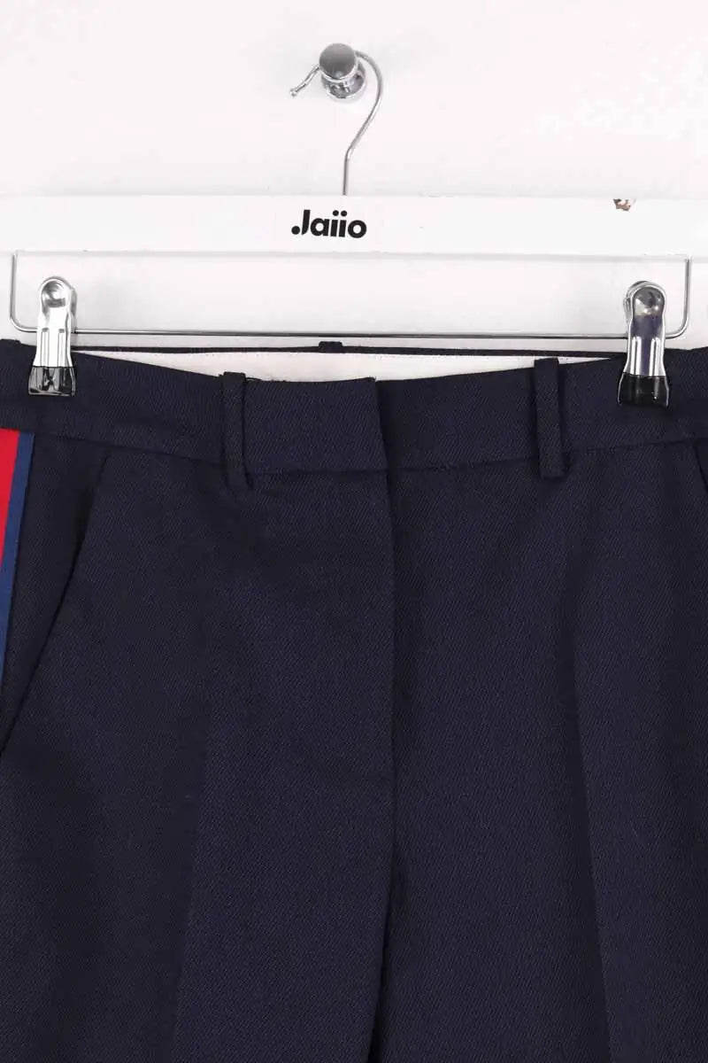 Pantalon droit Lacoste Bleu en Laine