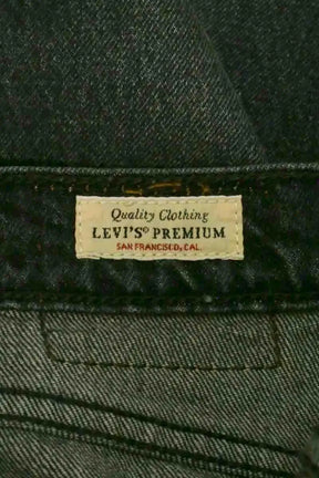 Jean droit Levi's 501 Anthracite en Coton