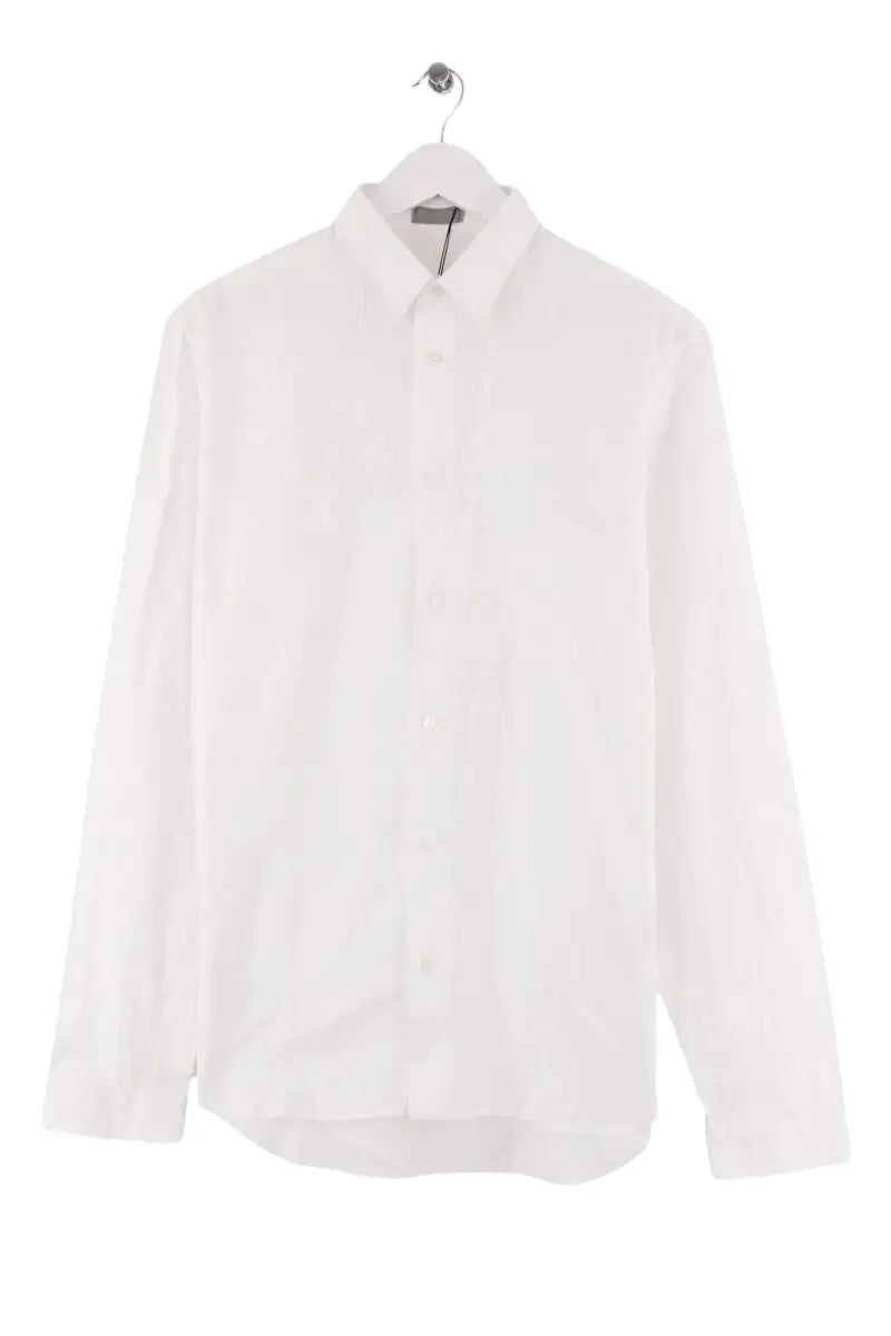 Chemise Dior Blanc en Coton, taille L - Seconde Main